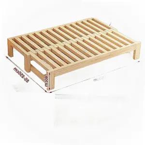 원목 소파베드 확장형 베드 평상형 침 쇼파 깔판 원룸 슬라이딩 나무 프레임 침대 슬라이드