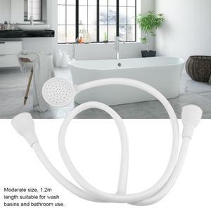 목욕 샤워 및 호스 세트 더블 탭 푸시 온 미용사 샴푸 스프레이 애완 동물 클리너