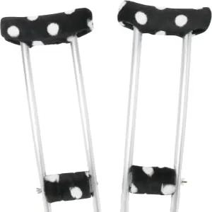 목발 패드 - 걷는 팔 목발용 패딩 핸드 그립용 범용 언더암 팔뚝 손잡이 베개 커버 그립 1쌍 (2023C )