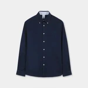 브룩스브라더스 [공식판매처] 레귤러핏 논아이론 옥스포드 셔츠 (네이비) (BBTHMF9964Q)