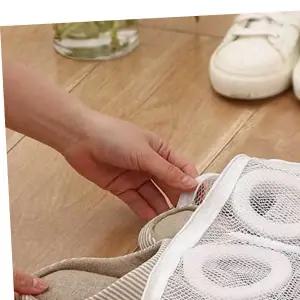 운동화 세탁망 빨래망 먼지거름망 이중 메쉬원단 사각망