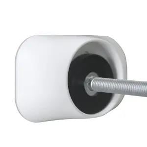 베이비 게이트 월 패드(4팩) - 컴팩트 컵이 있는 안전한 실내 프로텍터 트림 및 페인트 절약 반려견