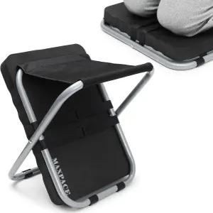 맥스페이스 가든 무릎 보호대와 접이식 정원 의자 2개 1개 매우 두꺼운 부드러운 방수 기능이 있는 편안한