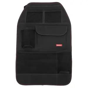디오니오 스토우 앤 고 카 백시트 정리함 킥 매트 프로텍터 보관 포켓 7개 음료 홀더 2개 방수 내구성이