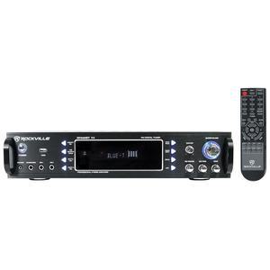 [미국배송] 록빌 RPA60BT V2 1000와트 2채널 앰프 믹서 블루투스 USB 마이크 입력 EQ 컨트롤 DJ 및 노래방용