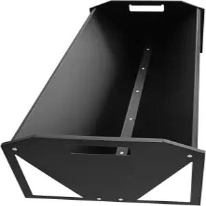 YXJSTO 가축 사료 공급 트로프 45인치 22갤런 용량의 대형 말 염소 양 소 알파카용 아연 도금 강철