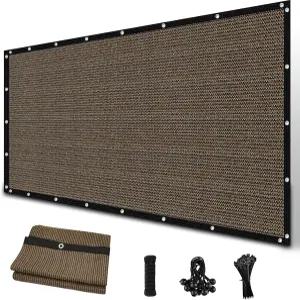 아마제닉스 90 쉐이드 패브릭 선쉐이드 천 그로밋 포함 12피트 x 16피트 퍼골라 교체 커버 캐노피 가든