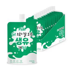 리틀포우 강아지 우유 락토프리 소화가잘되는 생유 펫밀크 에너지업, 150ml, 10개
