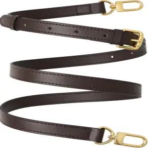 RICLVS 정품 바체타 가죽 크로스바디 스트랩 숄더백 핸드백용 조절 가능한 교체