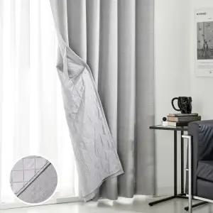 모던하우스 ON NEW 린넨스타일 3중방한 3도씨커튼 265x240 1장 그레이 아일렛타입 3055182