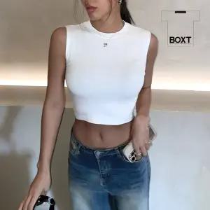 [그리니치]레이온스판 크롭탑 나시 슬리브리스 레이어드 요가복