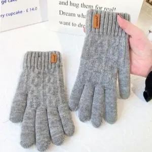 터치 운동장갑 겨울 안감 운전장갑 도톰 자전거장갑 장갑 기모 방한 꽈배기 니트 작업용장갑