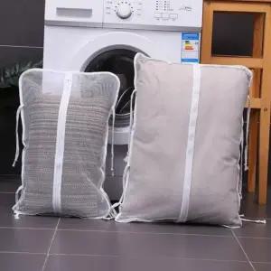 먼지 통돌이 그물망 패딩 빠라 사각 이불 베개 세탁망 생활용 대형