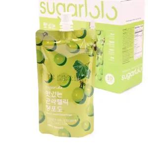 슈가로로 곤약젤리 청포도 150g(1타 10개입) 27.03.01 어른 도맛 짜먹는 있는 고급 식후 식전 식사대용