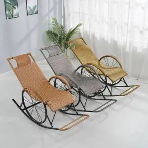 1인용 쇼파 라탄 의자 안락의자 엔틱 등나무 흔들의자 소파