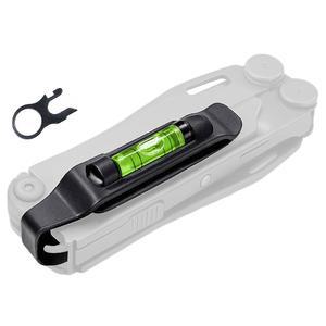 [미국배송] 레벨과 퀵 릴리스 랜야드 링이 내장된 가죽맨용 갈바녹스 포켓 클립 충전/파동/서지 멀티툴 모델 등에 적합 내구성이 뛰어난 카본 스틸(블랙)