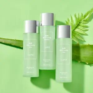 [15%+카드12%] 김정문알로에 큐어 모이스트 카밍 토너+에멀전 130ml