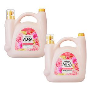 아우라 초고농축 섬유유연제 대용량, 피오나블라썸, 5.5L, 2개