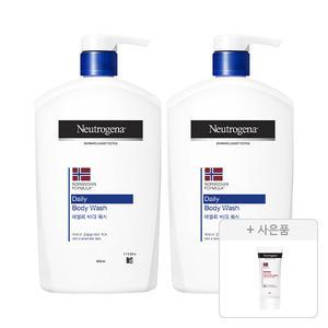 뉴트로지나 데일리 바디 워시 950ml, 2개+증정(에멀젼 88ml, 1개)
