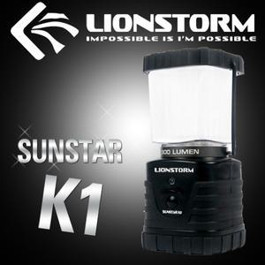 [라이언스톰] 썬스타 K1 300루멘 캠핑랜턴 / 캠핑용품 침낭 모포 매트 텐트 담요