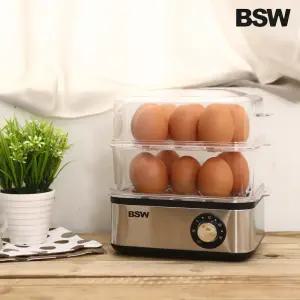 BSW 스테인레스 2단 멀티찜기 계란찜기 호빵 BS-1504-EB