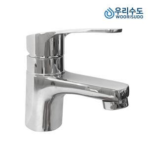 우리수도 (Queen 원세) 원홀 세면대 세면기 수도꼭지 욕실