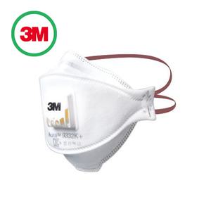 3M 9332K+ 접이식 특급 방진마스크 고효율 HEPA 필터 10개입
