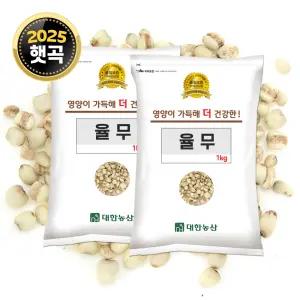 25년 국산 율무 2kg (1kgx2) 잡곡