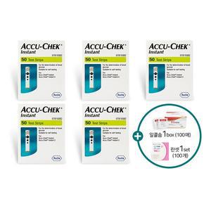 아큐첵 인스턴트 혈당시험지 50매 5개