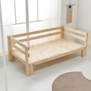 더함퍼니쳐 레드파인 데이베드 원목침대프레임 100% 천연소나무 통원목침대 친환경고급목재