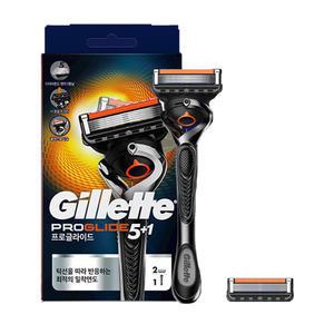new 질레트 프로글라이드 플렉스볼 면도기 2up