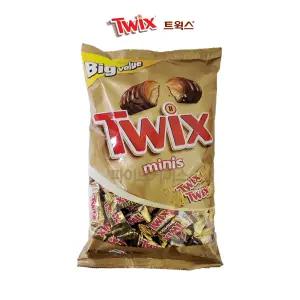 트윅스 미니 1.4kg 대용량 학교간식 초코바 코스트코