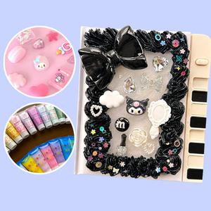 DIY 나만의 다이어리 만들기 데코덴 세트 비밀 번호 버튼 일기장 수첩 노트