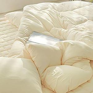 누비지오 스르륵 사계절 차렵이불 + 베개커버, 아이보리, Q