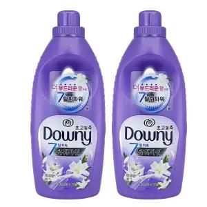 다우니 섬유유연제 화이트티와 릴리 1L X 2개 / 퍼플