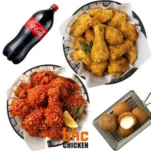 [BHC] 뿌링클+양념치킨+치즈볼+콜라1.25L