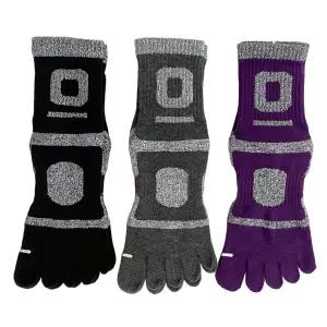 SM 여성 두꺼운 스포츠 발가락양말 중목 5켤레 등산 운동 항균 무좀 양말