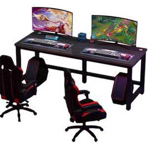 컴퓨터책상 2인용 게이밍 데스크 서재 사무실 데스크탑 2400