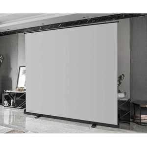 스탠드 빔스크린 롤 야외 휴대용 대형 캠핑용 간편 프로젝터