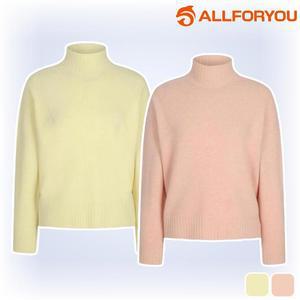 올포유 니트  여성니트 긴팔티 겨울 티셔츠