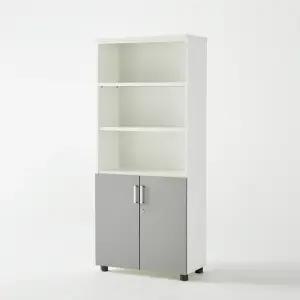 퍼스 5단 반문장 사무실 책장 책꽂이 수납장 서재가구