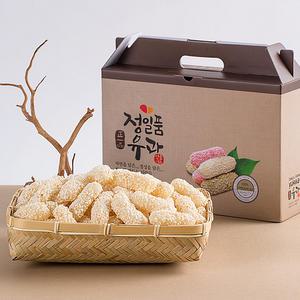 정일품 찹쌀유과지함 1호 500g 명절 한과 선물세트 K디져트