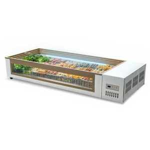 미니 반찬냉장고 김밥 토핑 식재료 신선유지 식당 셀프바 쇼케이스
