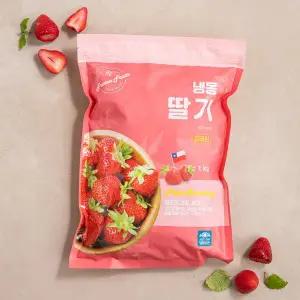 칠레산 냉동 딸기 1kg 봉