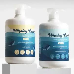 웨일리케어 어린이 키즈 온가족 삼푸 선물 올인원 약산성 대용량 바디워시 베이비파우더향 프리지아향 향선택1000ml