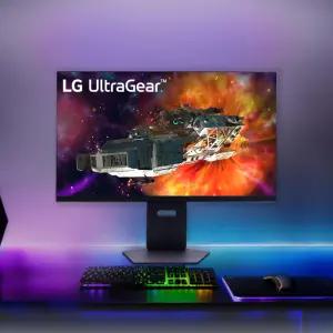 LG 울트라기어 32GS94U 80cm IPS 광시야각 4K UHD 144Hz 1ms 피벗 기능 컴퓨터 게이밍 모니터