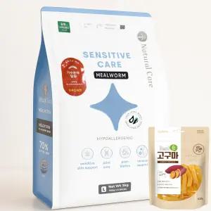 네츄럴코어 센시티브케어 밀웜 (큰입자) 3kg + 리얼고구마200g