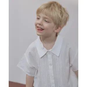 [롯데백화점]로아앤제인 (시어서커)크리스탈 셔츠RJ25MST04WH