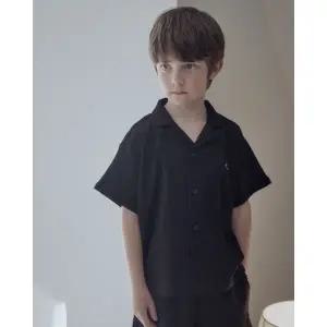 [롯데백화점]로아앤제인 (시어서커)미드나잇 셔츠RJ25MST05BK