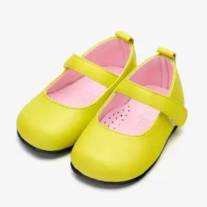 [보리보리/아이들]1704 토들러 소가죽 플레인 메리제인 - 라임